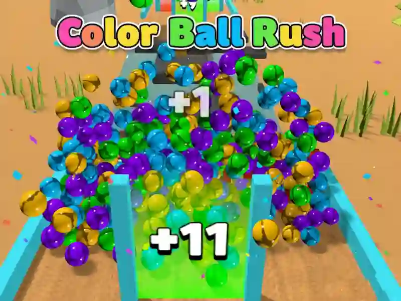 თამაში Color Ball Rush ონლაინ