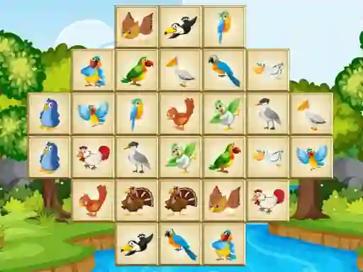 თამაში Birds Mahjong Deluxe ონლაინ