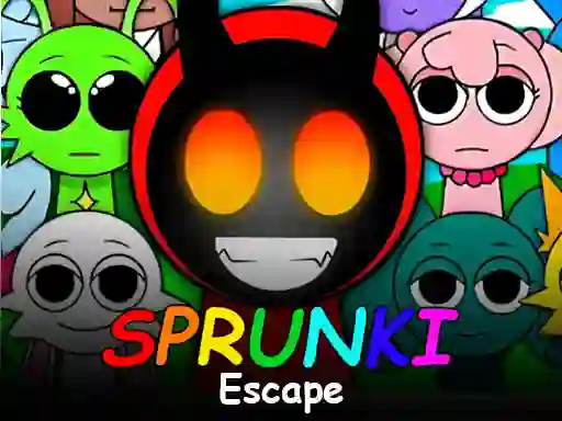 თამაში Sprunki 3D Escape ონლაინ