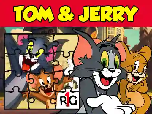 თამაში Tom & Jerry Jigsaw Puzzle ონლაინ