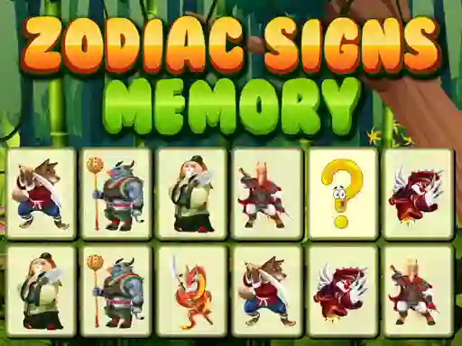 თამაში Zodiac Signs Memory ონლაინ