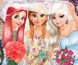 თამაში Bride and Bridesmaides Dress up ონლაინ