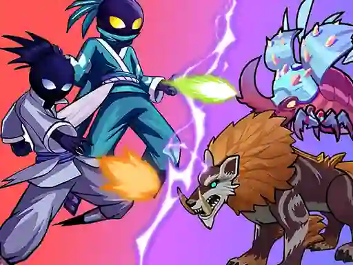 თამაში Stick Ninja Survival ონლაინ
