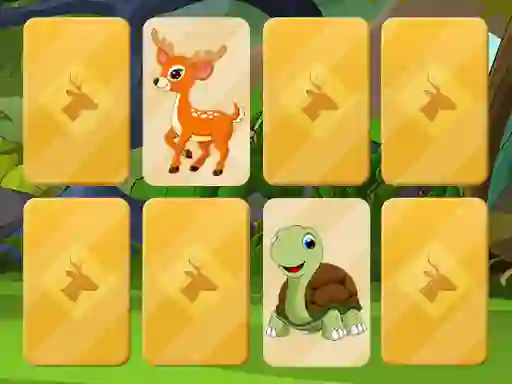 თამაში Wild Animals Memory ონლაინ