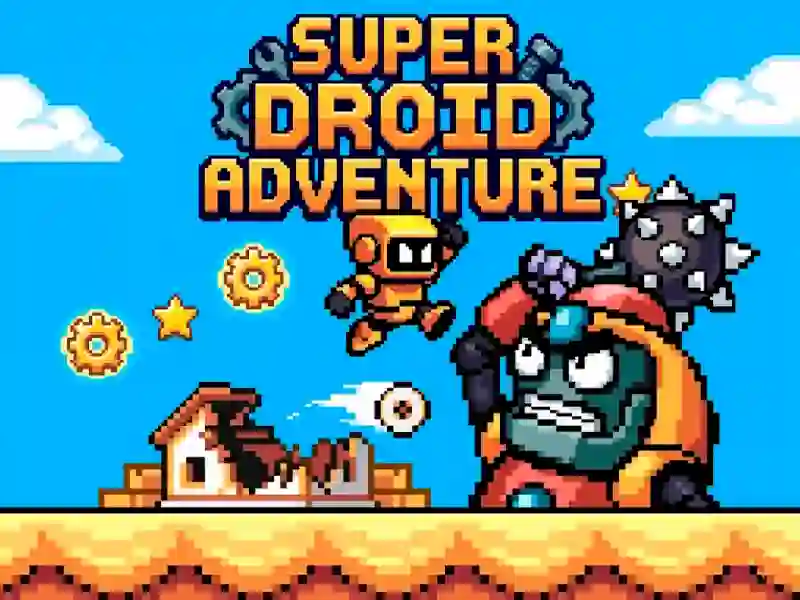 თამაში Super Droid Adventure ონლაინ