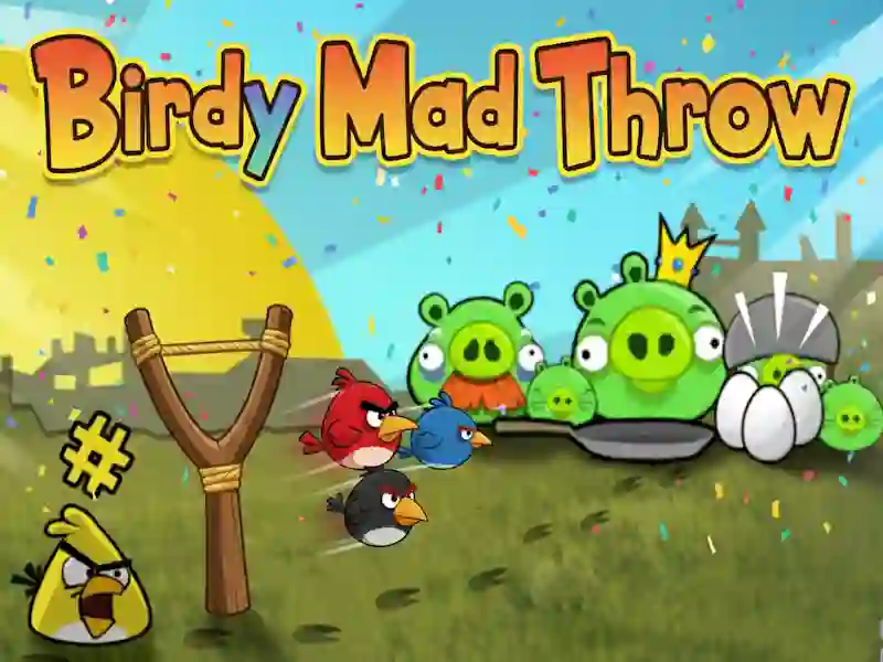 თამაში Birdy Mad Throw ონლაინ