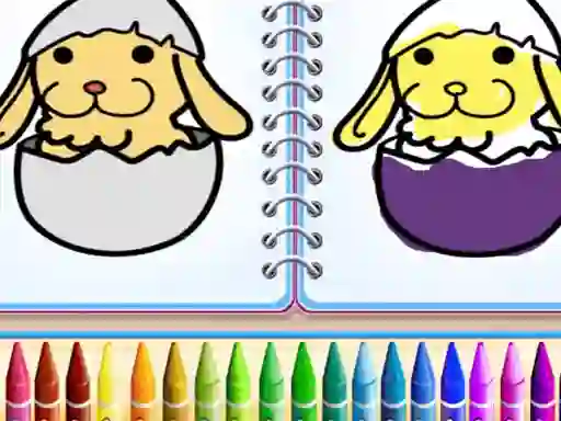 თამაში Coloring Bunny Book ონლაინ