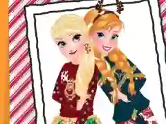 თამაში Sisters Ugly Xmas Sweater ონლაინ
