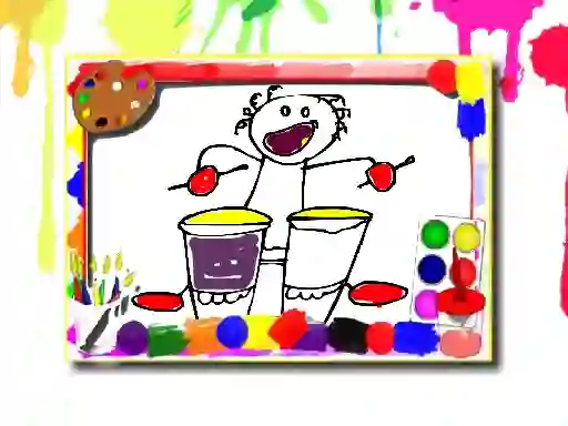 თამაში Music Coloring Book ონლაინ