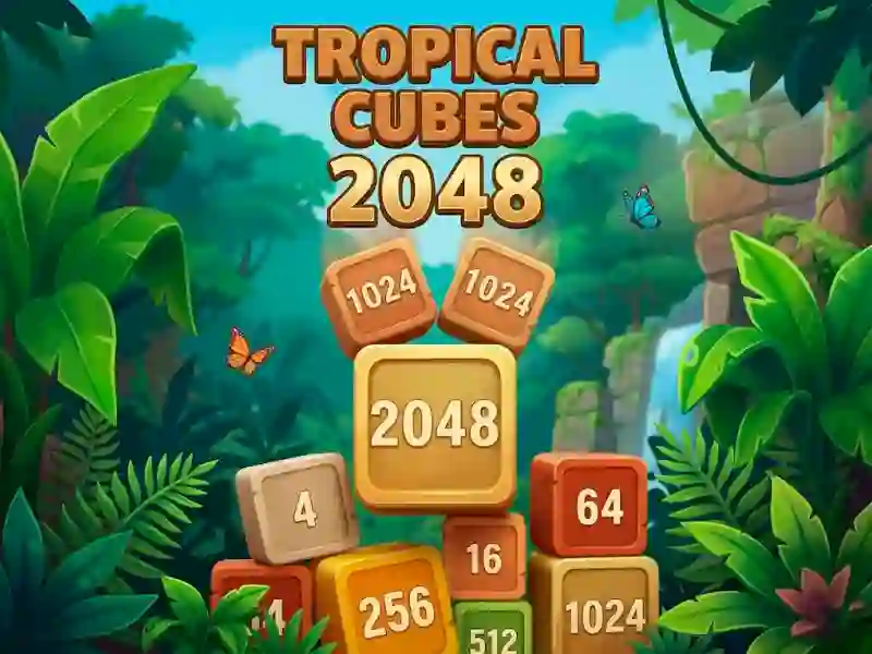 თამაში Tropical Cubes 2048 ონლაინ