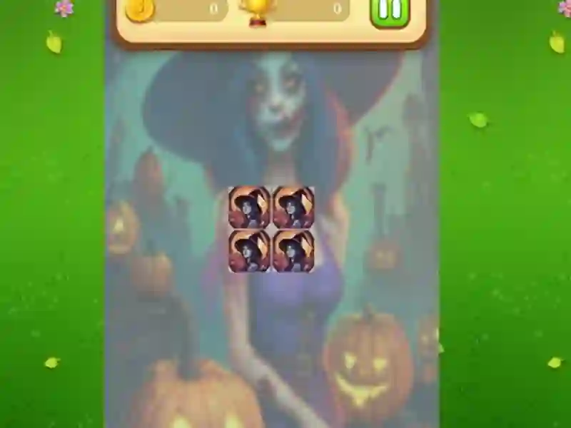 თამაში Witch Memory Match ონლაინ
