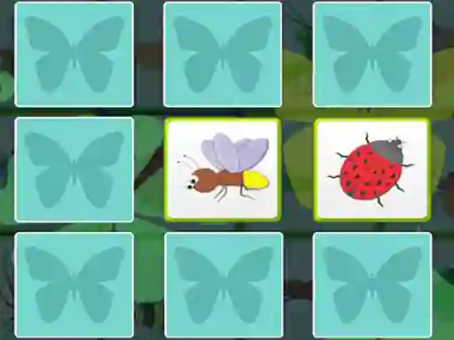 თამაში Kids Memory With Insects ონლაინ