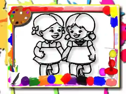 თამაში Kids Coloring Time ონლაინ