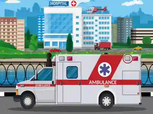 თამაში Ambulance Trucks Differences ონლაინ