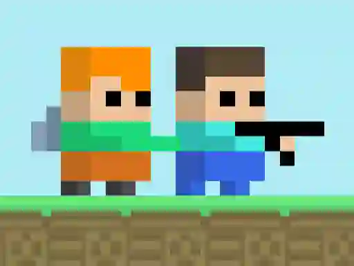 თამაში Minescrafter Steve and Alex ონლაინ