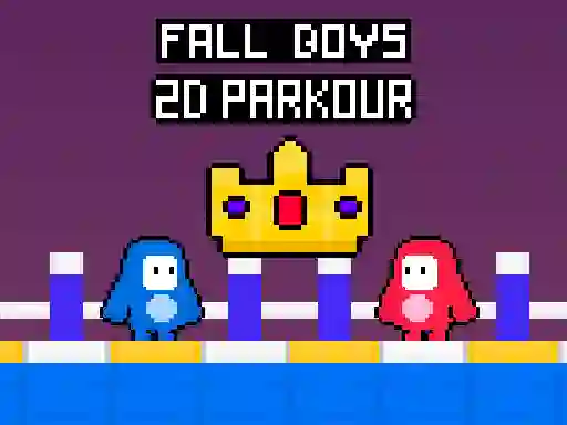 თამაში Fall Boys 2D Parkour ონლაინ