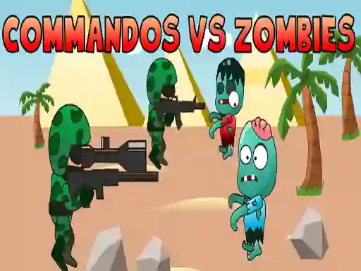 თამაში Commandos vs Zombies ონლაინ
