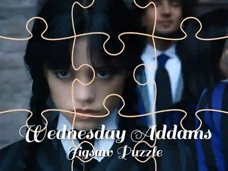 თამაში Wednesday Addams Jigsaw Puzzle ონლაინ