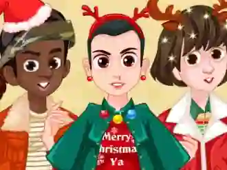 თამაში Stranger things Christmas party ონლაინ