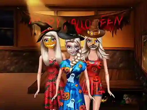თამაში Spooky Halloween Dolls ონლაინ