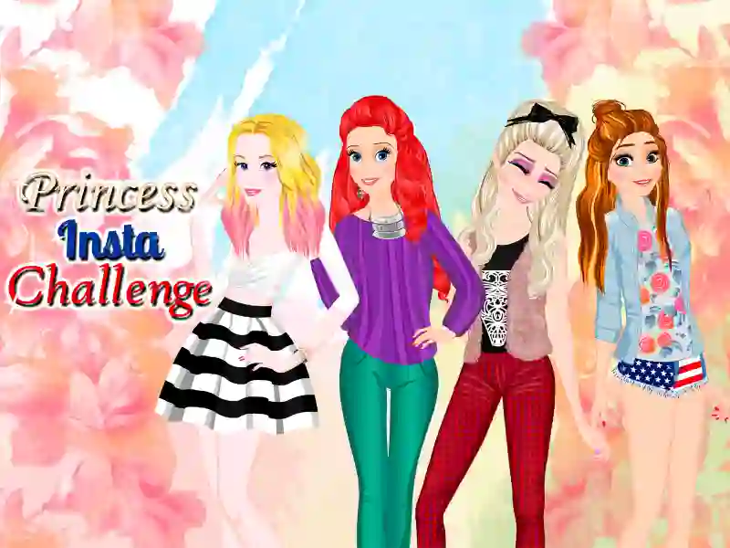 თამაში Princesses: Instagram Challenge ონლაინ