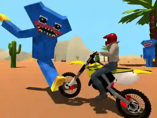 თამაში Motoracer vs Huggy ონლაინ
