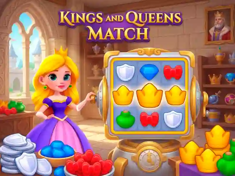 თამაში Kings and Queens Match ონლაინ