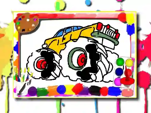 თამაში Monster Truck Coloring Book ონლაინ
