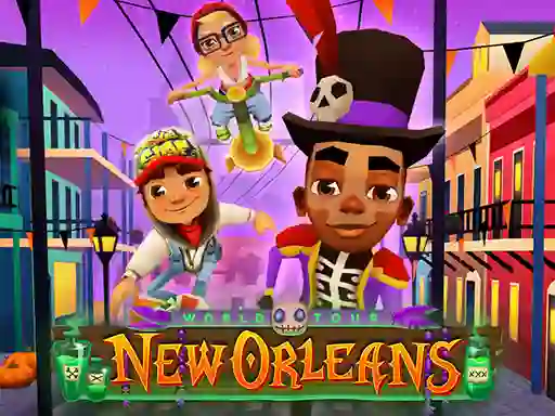 თამაში Subway Surfers: Orleans Halloween ონლაინ