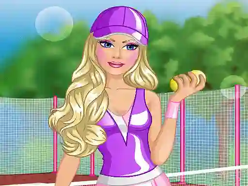 თამაში Barbie Tennis Dress ონლაინ