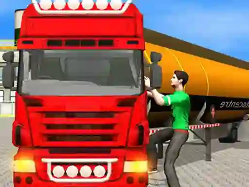 თამაში Oil Tanker Transporter Truck Simulator ონლაინ