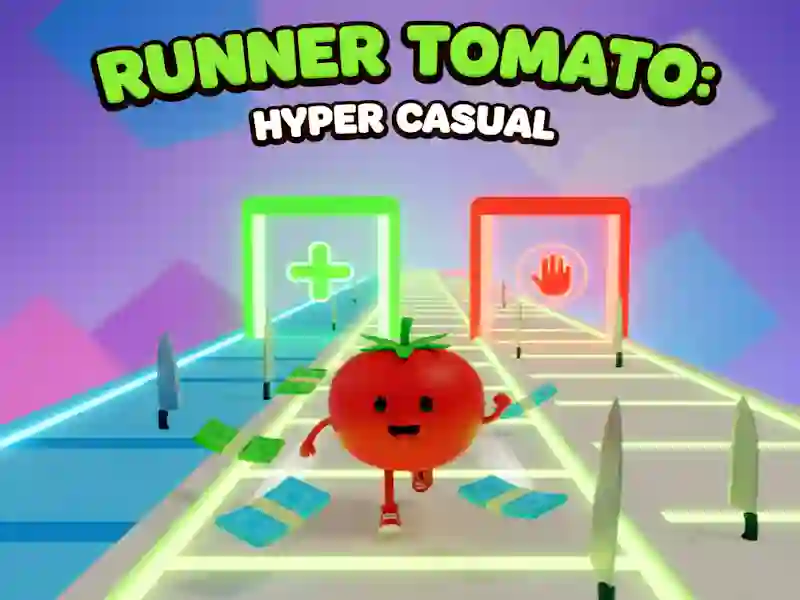 თამაში Runner Tomato: Hyper Casual ონლაინ