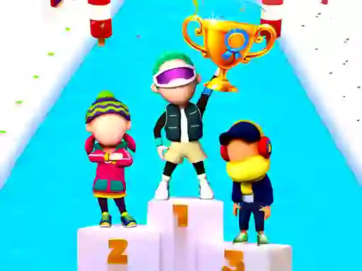 თამაში Fun Race On Ice ონლაინ