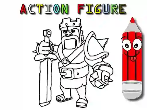 თამაში Back To School: Action Figure Coloring ონლაინ