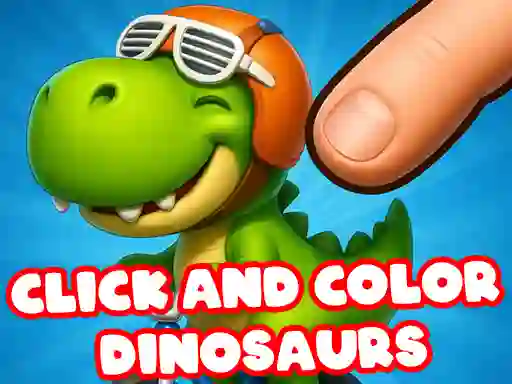 თამაში Click And Colors Dinosaurs ონლაინ
