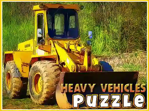 თამაში Heavy Vehicles Puzzle ონლაინ