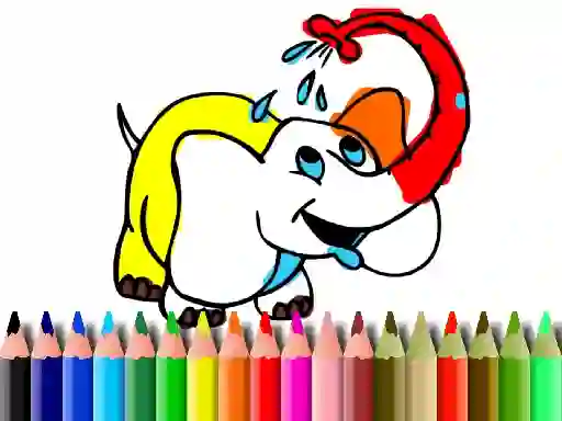 თამაში Back To School: Elephant coloring ონლაინ