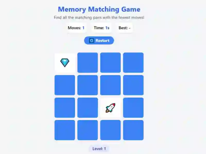 თამაში Memory Matching Game ონლაინ