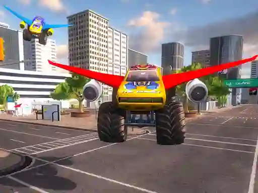 თამაში Real Flying Truck Simulator 3d ონლაინ