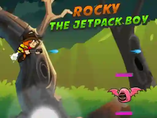 თამაში Rocky The Jetpack Boy ონლაინ