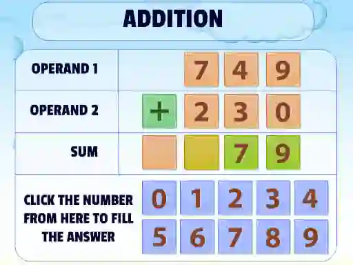 თამაში Addition Practice ონლაინ