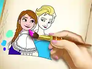 თამაში Ice Kingdom Coloring Book ონლაინ