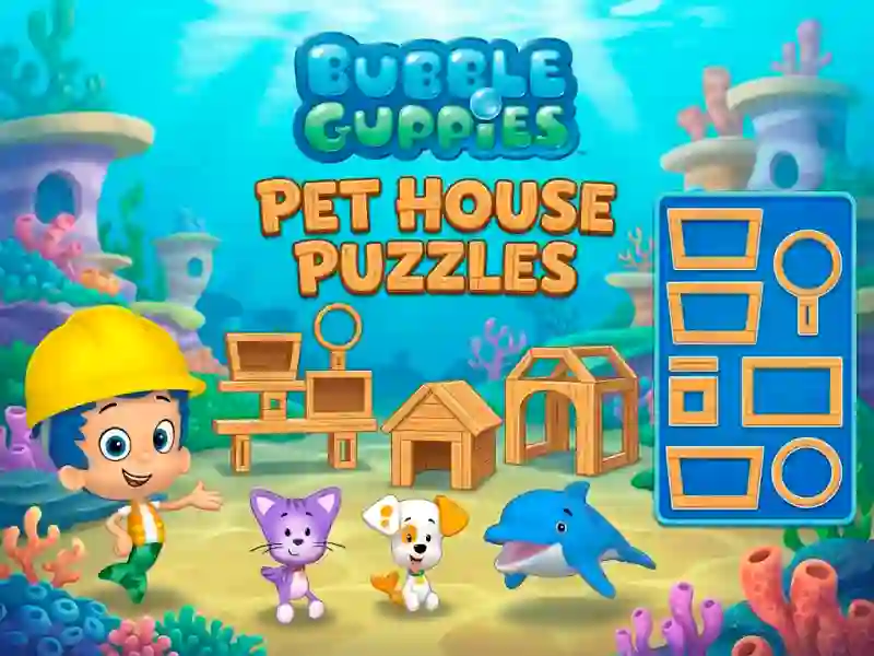 თამაში Bubble Guppies Pet House Puzzles ონლაინ