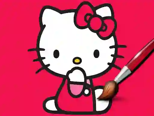 თამაში Easy Coloring Kitty ონლაინ