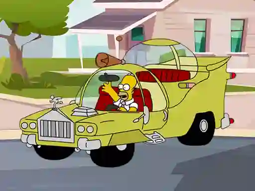 თამაში The Simpsons Car Jigsaw ონლაინ