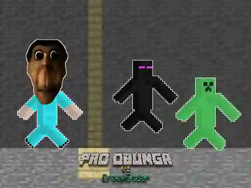 თამაში Pro Obunga vs CreepEnder ონლაინ