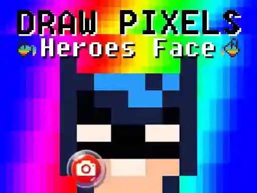 თამაში Draw Pixels Heroes Face ონლაინ