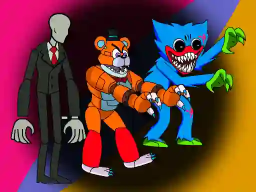 თამაში Monsters Attack Among Us Squad ონლაინ
