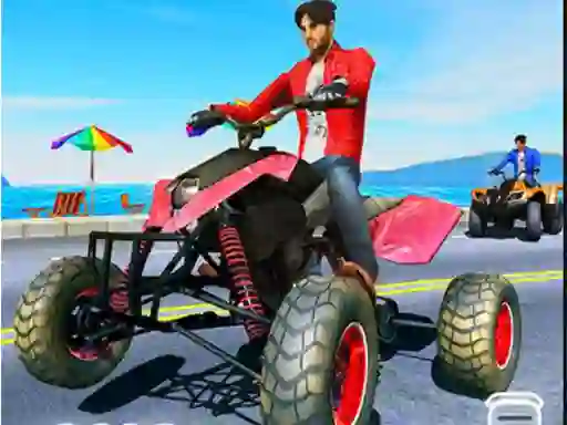 თამაში Quad Bike Traffic Racing Mania ონლაინ