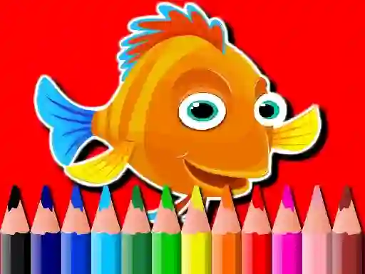 თამაში Back To School: Fish Coloring Book ონლაინ